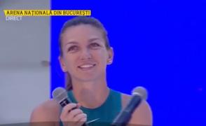 Simona Halep, la prezentarea trofeului Roland Garros pe Arena Nationala: 'Sunt foarte mândră că sunt româncă'