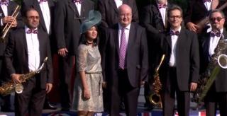 Regina Elisabeta a II-a a Marii Britanii, omagiată la București