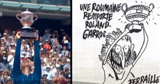 Reacţia demenţială a lui Ilie Năstase, după caricatura cu Simona Halep din Charlie Hebdo: "Aş vrea să câştig în fiecare an o cupă din asta de fier"