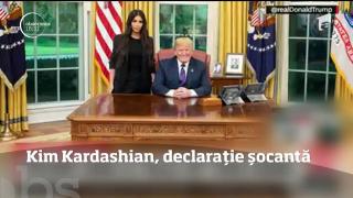 Kim Kardashian, interviu despre ideea de a deveni preşedintele SUA