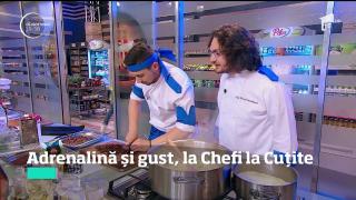 Adrenalină și gust, la Chefi la cuțite. Pasionaţi ai motociclismului vor degusta preparatele concurenților