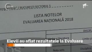 Numărul elevilor care au trecut Evaluarea Naţională 2018, mai mic decât anul trecut