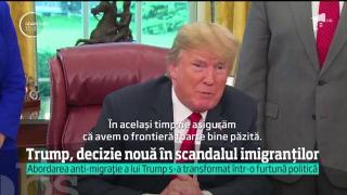 Donald Trump a semnat un decret care interzice separarea părinţilor de copii, la frontiera cu Mexicul