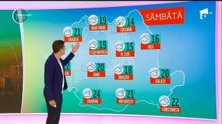 Prognoza meteo pe 23 iunie. Vremea se răceşte, ploi în toată ţara