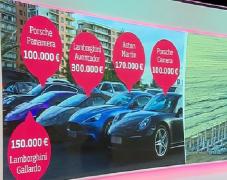 Milioane de euro parcate în faţa cluburilor de fiţe din Mamaia. Parada maşinilor de lux