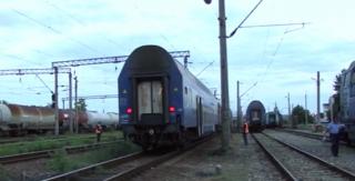 Un bărbat a alunecat sub roţile trenului, în gara din Târgu Jiu