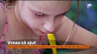 Vreau să ajut! Sonia s-a născut cu inima în partea dreaptă. Costul intervenției din din SUA a fost acoperit cu ajutorul donațiilor