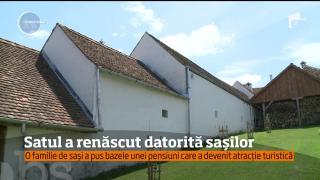 O familie de sași a pus bazele unei pensiuni care a devenit atracție turistică