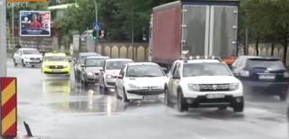 Capitala a fost afectată de furtună