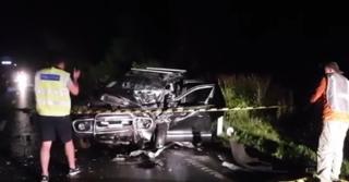 Impact violent pe o şosea din Satu Mare, unde vestea unui accident cu 10 victime a dus la instaurarea planului roşu de intervenţie