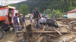 Peisaje dezolante la inundații: în Neamț, nimic nu a scăpat neatins în localitățile afectate