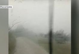 Grindină și inundații în Maramureș