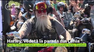 Motocicletele Harley Davidson, vedetă la parada din Cehia