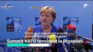 Summit NATO tensionat la Bruxelles. Donald Trump: 'Germania este controlată de Rusia'