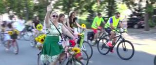 Spectacol pe biciclete, în Drobeta Turnu Severin