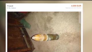 Bomba scoasă la vânzare pe Internet de un tânăr din Ilfov putea exploda în orice moment