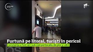 Mai multe localităţi de pe ţărmul Mării Negre au fost inundate după o ploaie torenţială