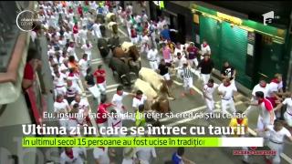 Festivalul de la Pamplona se încheie astăzi