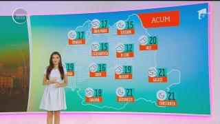 Prognoza meteo pentru sâmbătă: vremea e ploioasă în toată țara