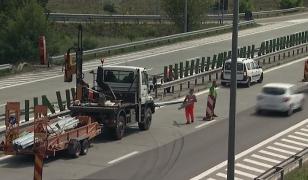 Autostrada Soarelui a cedat pentru a treia oară. Reparațiile vor costa 100 de milioane de lei
