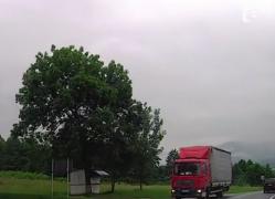 Un şofer şi soţia lui au trecut razant prin faţa morţii, pe o şosea din Braşov