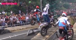 Condiţiile meteo au îngreunat parcursul riderilor înscrişi la raliul hard enduro, la Sibiu