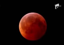 Spectacol unic pe cerul României! Cea mai lungă eclipsă totală de Luna