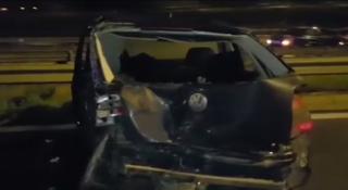 Un copil de numai un an şi jumătate a ajuns la spital, în urma unui accident teribil pe autostrada A4