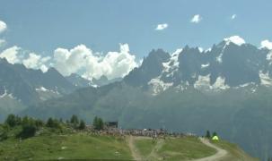 Concert la înălțime, în Munții Alpi! Spectatorii au ascultat jazz cu vârful Mont Blanc pe fundal