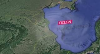 Ciclonul din Marea Neagră aduce furtuni, cantităţi mari de precipitaţi şi vânt