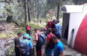 Intervenţie dramatică de salvare pe munte, în Făgăraş