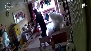 Un bărbat din China şi-a salvat familia de la o explozie puternică în ultima secundă