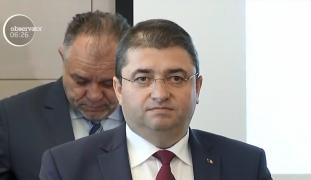 MInistrul Economiei, Dănuţ Andruşca, și-a prezentat repede bilanțul şi a fugit din fața presei