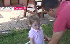 Vreau să ajut! Ştefania, bolnavă de dipareză spastică, are nevoie urgentă de operație