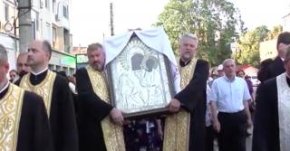 Icoana Făcătoare de Minuni a Fecioarei Maria a pornit în pelerinaj, la Galați