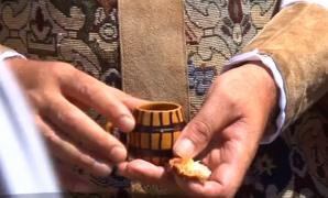 S-a dat un ospăţ medieval lângă zidurile Cetăţii Poenari, în Argeş!