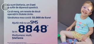 Vreau să Ajut! Ştefania este o fetiţă de nici patru ani care învaţă să păşească
