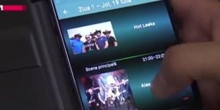 Un adolescent din Vâlcea a creat o aplicaţie benefică pentru festivalul său preferat