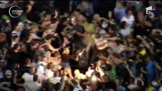 Tânăra angajată a Jandarmeriei, agresată la mitingul diasporei din Piaţa Victoriei, a fost externată