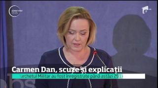 Carmen Dan, explicații după violenţele din 10 august: „Au fost identificate abuzuri din partea jandarmilor”