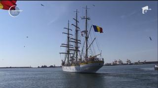 Bricul Mircea a plecat în cel de-al doilea voiaj de instrucţie pe mare din acest an