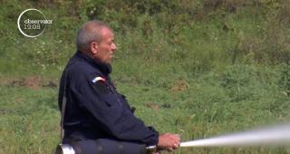 Ancheta violenţelor de la proteste continuă. Jandarmeria a făcut o demonstraţie cu gaze în poligon