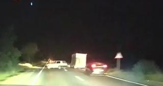 O familie întreagă a fost la un pas de tragedie, în urma unei depășiri în coloană, în Sibiu