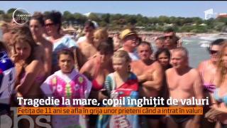 Fetiţa care a murit înecată la Mangalia a intrat în mare deşi era arborat steagul roşu