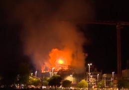 Un incendiu extrem de puternic a devastat o clădire din centrul oraşului elveţian Zurich