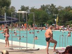 Aglomerație mare la piscine și ștranduri în ultimul weekend de vară