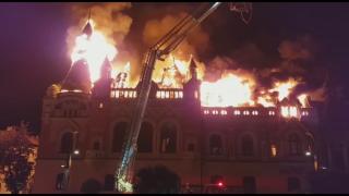 Pagube majore în urma incendiului care a devastat Palatul Episcopal din Oradea