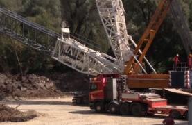 O macara-gigant va fi construită pe Podul Cârcea pentru a ridica locomotiva şi vagonul care au deraiat pe 12 august