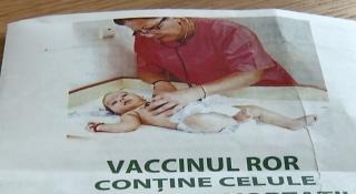 Plângere penală depusă de Ministerul Sănătăţii în cazul pliantelor anti-vaccinare
