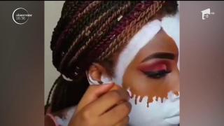 Cel mai nou şi bizar trend apărut, în materie de make-up